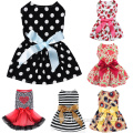 Luxury Cute Polka Dot Ribbon Cozy Dog Sundress